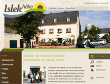 Tablet Screenshot of islekhoehe.de
